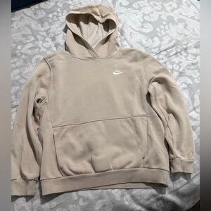 Nike Beige Pullover Hoodie